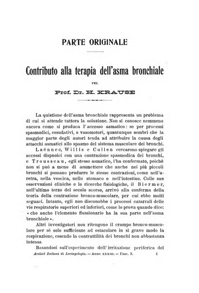 Archivii italiani di laringologia periodico trimestrale