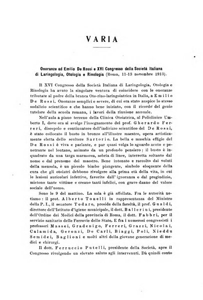 Archivii italiani di laringologia periodico trimestrale