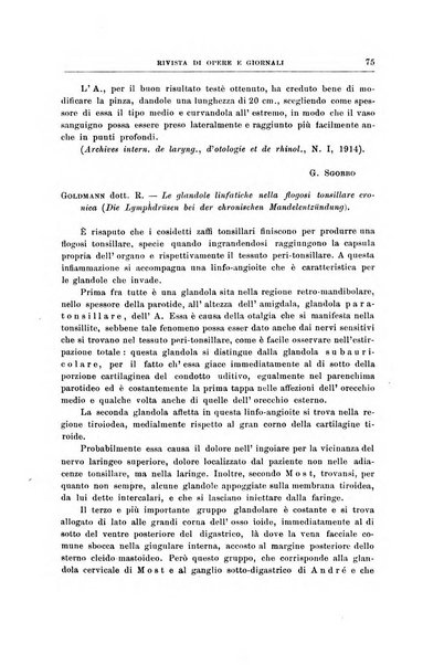 Archivii italiani di laringologia periodico trimestrale