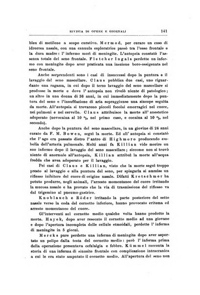 Archivii italiani di laringologia periodico trimestrale