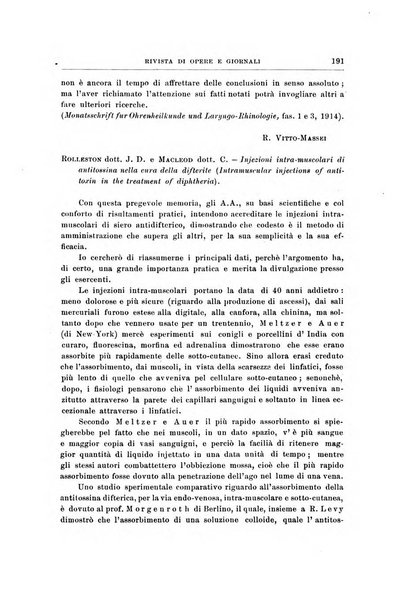 Archivii italiani di laringologia periodico trimestrale