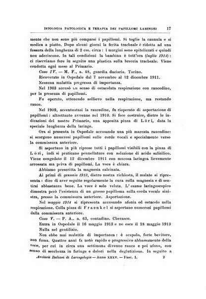 Archivii italiani di laringologia periodico trimestrale