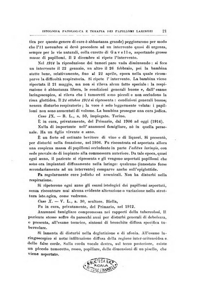 Archivii italiani di laringologia periodico trimestrale