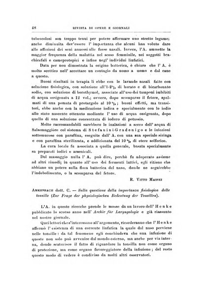 Archivii italiani di laringologia periodico trimestrale