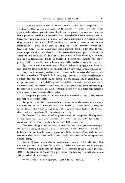 Archivii italiani di laringologia periodico trimestrale