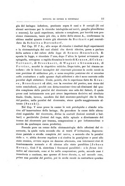 Archivii italiani di laringologia periodico trimestrale