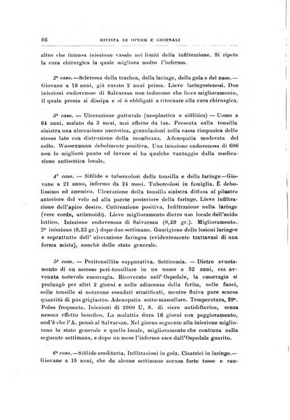 Archivii italiani di laringologia periodico trimestrale