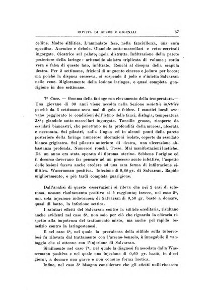 Archivii italiani di laringologia periodico trimestrale