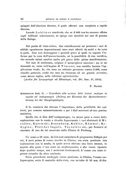 Archivii italiani di laringologia periodico trimestrale