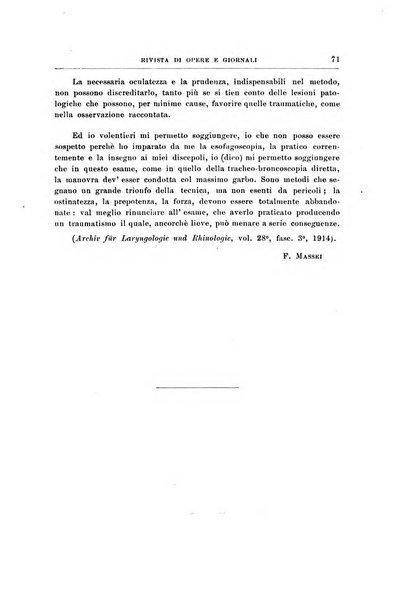 Archivii italiani di laringologia periodico trimestrale