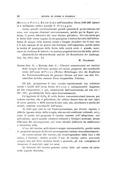 Archivii italiani di laringologia periodico trimestrale