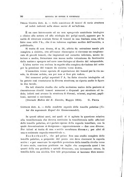 Archivii italiani di laringologia periodico trimestrale