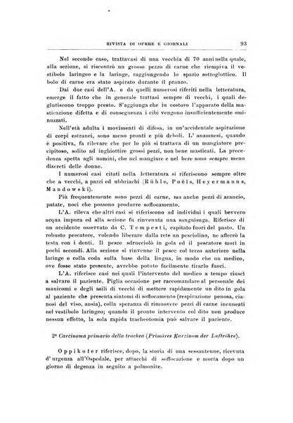 Archivii italiani di laringologia periodico trimestrale