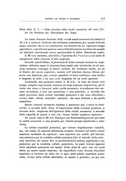 Archivii italiani di laringologia periodico trimestrale