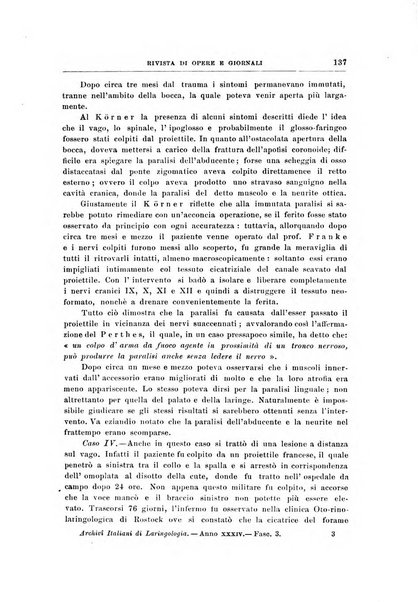 Archivii italiani di laringologia periodico trimestrale