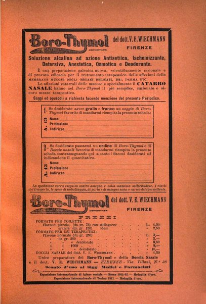 Archivii italiani di laringologia periodico trimestrale