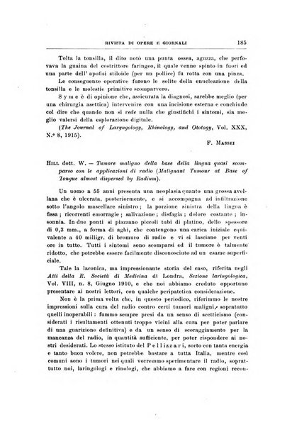 Archivii italiani di laringologia periodico trimestrale