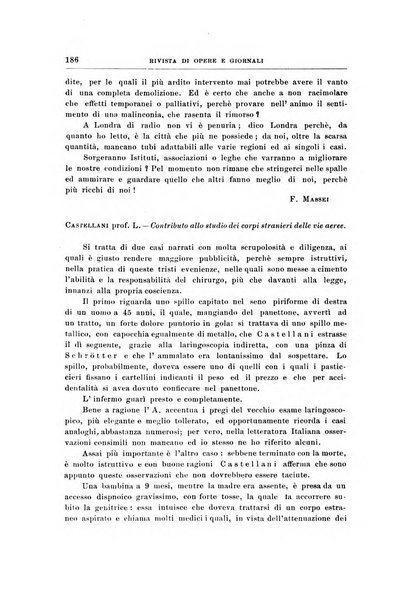 Archivii italiani di laringologia periodico trimestrale