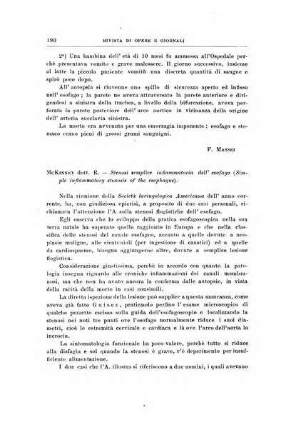 Archivii italiani di laringologia periodico trimestrale