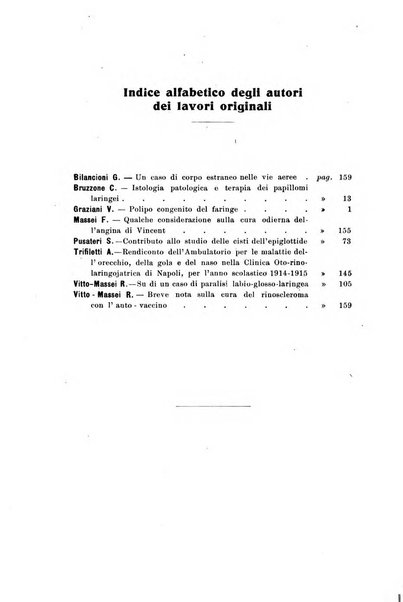 Archivii italiani di laringologia periodico trimestrale