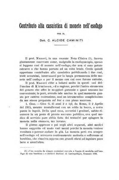 Archivii italiani di laringologia periodico trimestrale