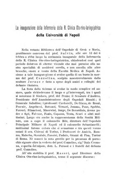 Archivii italiani di laringologia periodico trimestrale