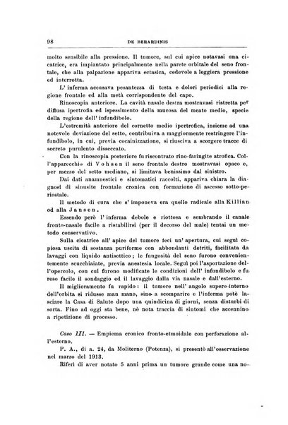 Archivii italiani di laringologia periodico trimestrale