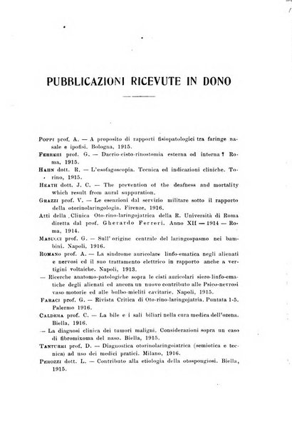 Archivii italiani di laringologia periodico trimestrale