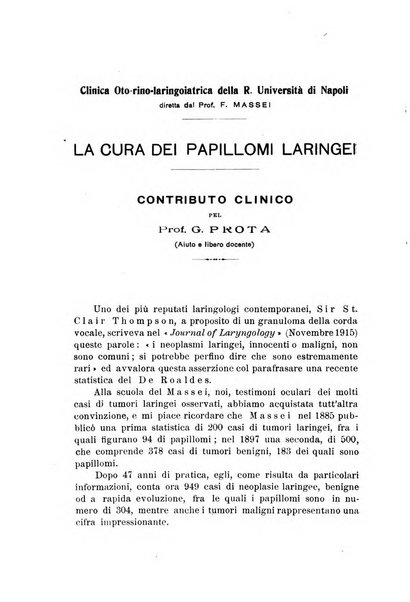 Archivii italiani di laringologia periodico trimestrale