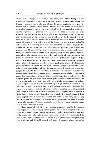 Archivii italiani di laringologia periodico trimestrale