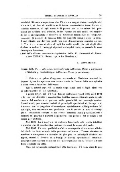 Archivii italiani di laringologia periodico trimestrale