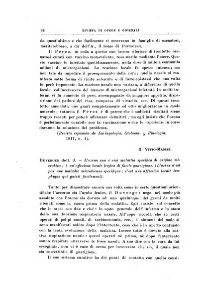 Archivii italiani di laringologia periodico trimestrale