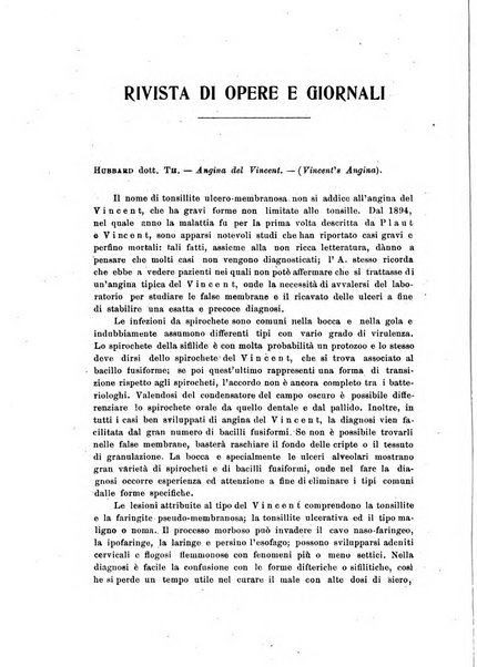 Archivii italiani di laringologia periodico trimestrale