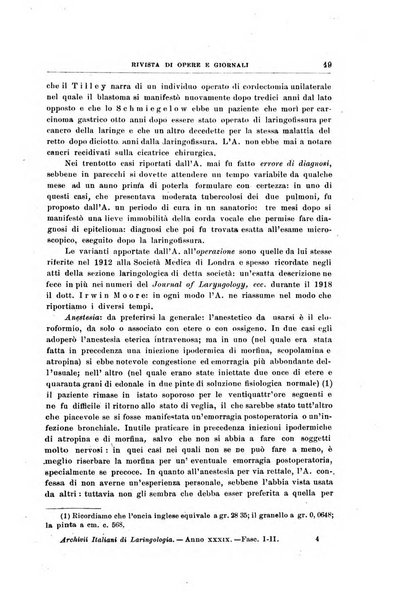 Archivii italiani di laringologia periodico trimestrale