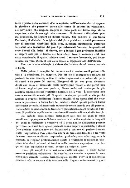 Archivii italiani di laringologia periodico trimestrale