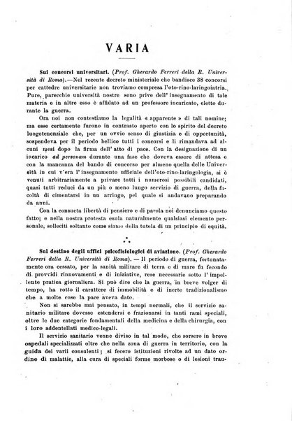 Archivii italiani di laringologia periodico trimestrale