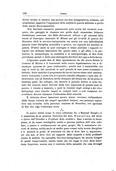 Archivii italiani di laringologia periodico trimestrale