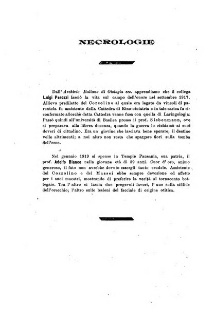 Archivii italiani di laringologia periodico trimestrale