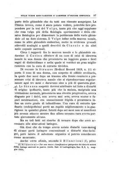 Archivii italiani di laringologia periodico trimestrale