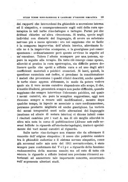 Archivii italiani di laringologia periodico trimestrale