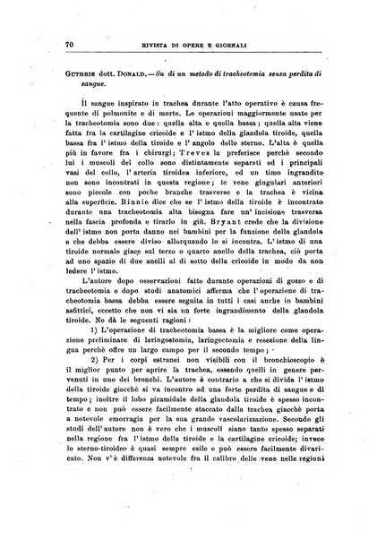 Archivii italiani di laringologia periodico trimestrale