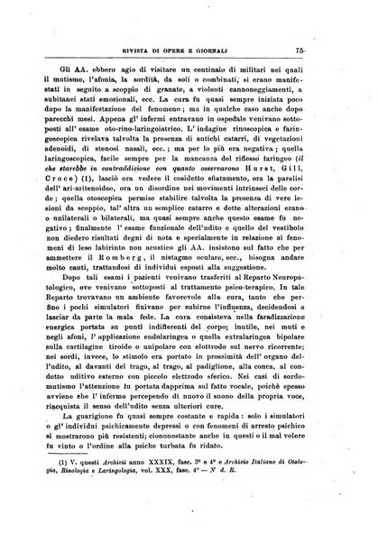 Archivii italiani di laringologia periodico trimestrale