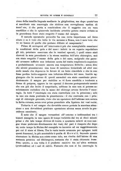 Archivii italiani di laringologia periodico trimestrale