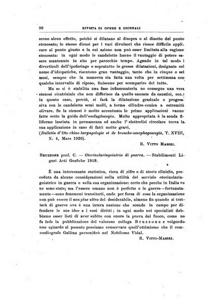 Archivii italiani di laringologia periodico trimestrale