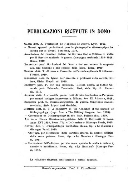 Archivii italiani di laringologia periodico trimestrale