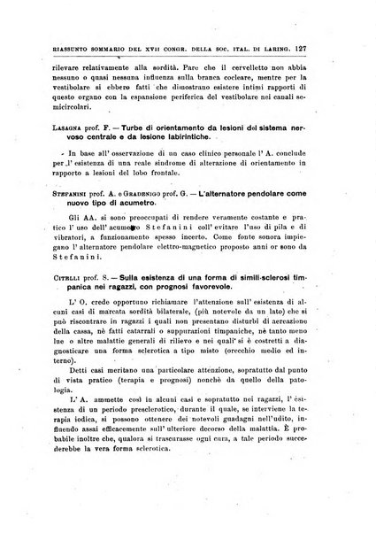 Archivii italiani di laringologia periodico trimestrale