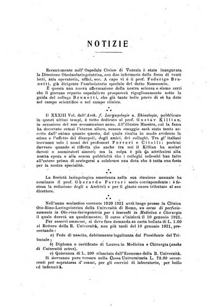 Archivii italiani di laringologia periodico trimestrale