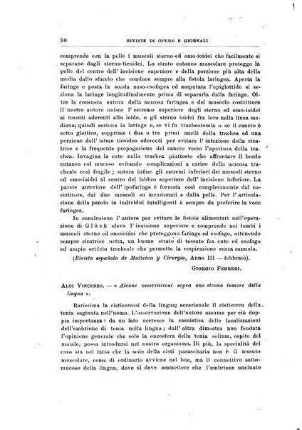 Archivii italiani di laringologia periodico trimestrale