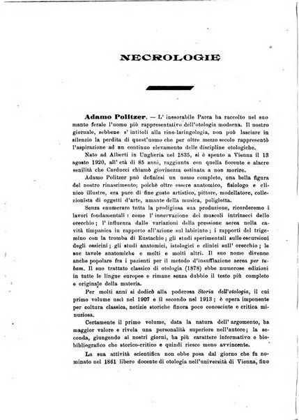 Archivii italiani di laringologia periodico trimestrale