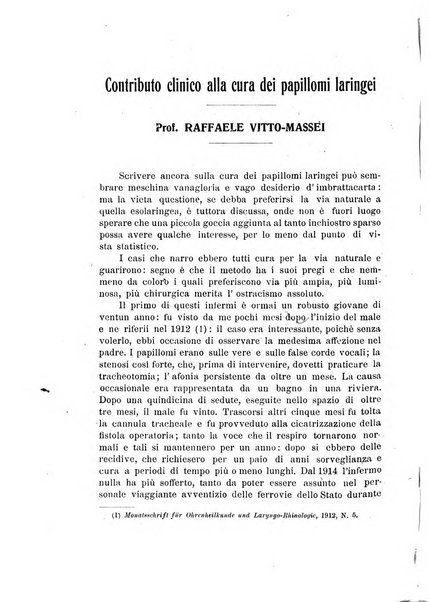 Archivii italiani di laringologia periodico trimestrale